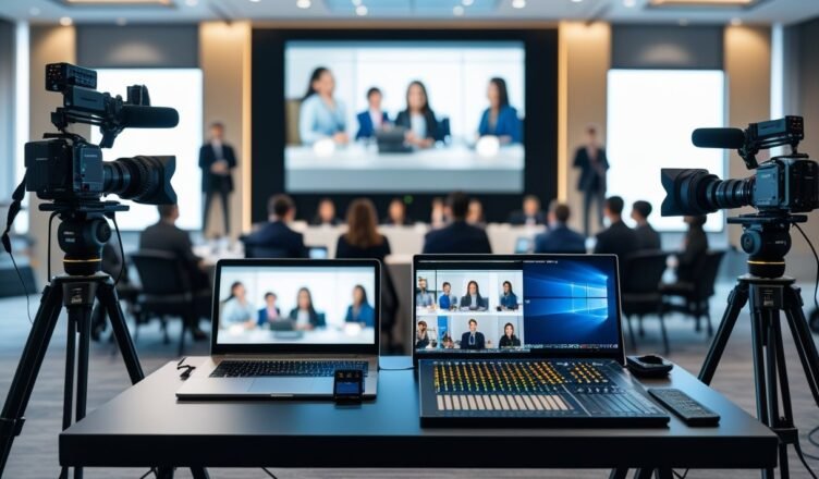 equipamentos para eventos híbridos